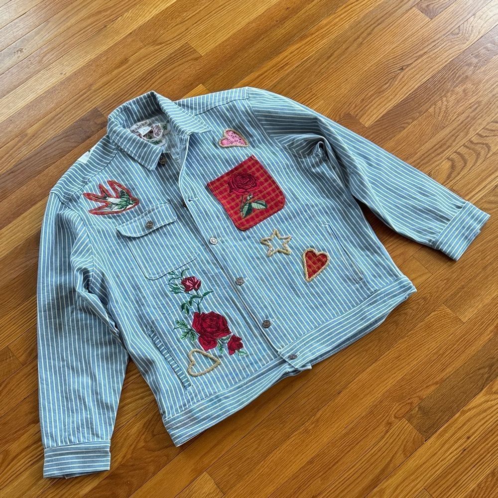 Free People Denim and Bone
ROMEO PATCHED JACKET - Picture 5 of 12